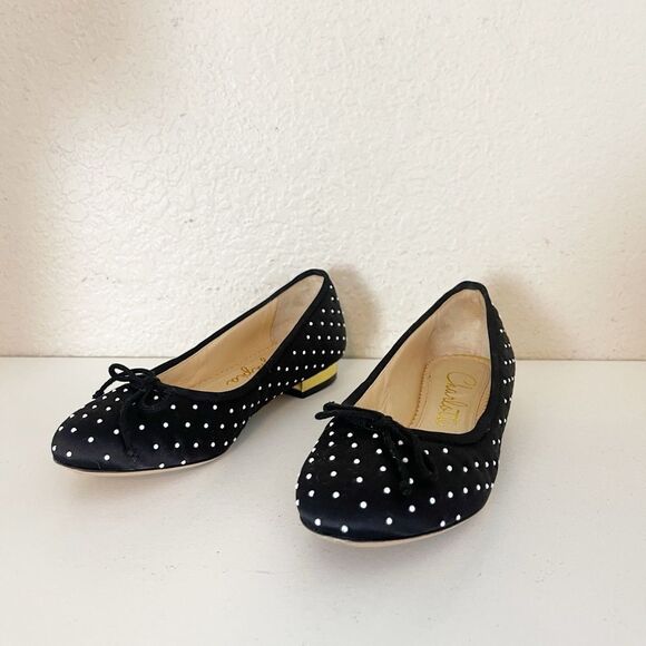 CHARLOTTE OLYMPIA BALLET FLATS black and white polka dots 37 - Picture 3 of 14